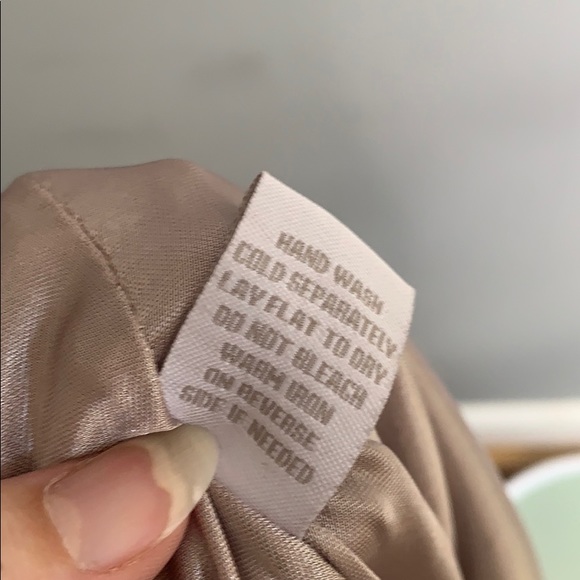 Strapless Taupe Rhinestone Party Dress New Small - Picture 13 of 14